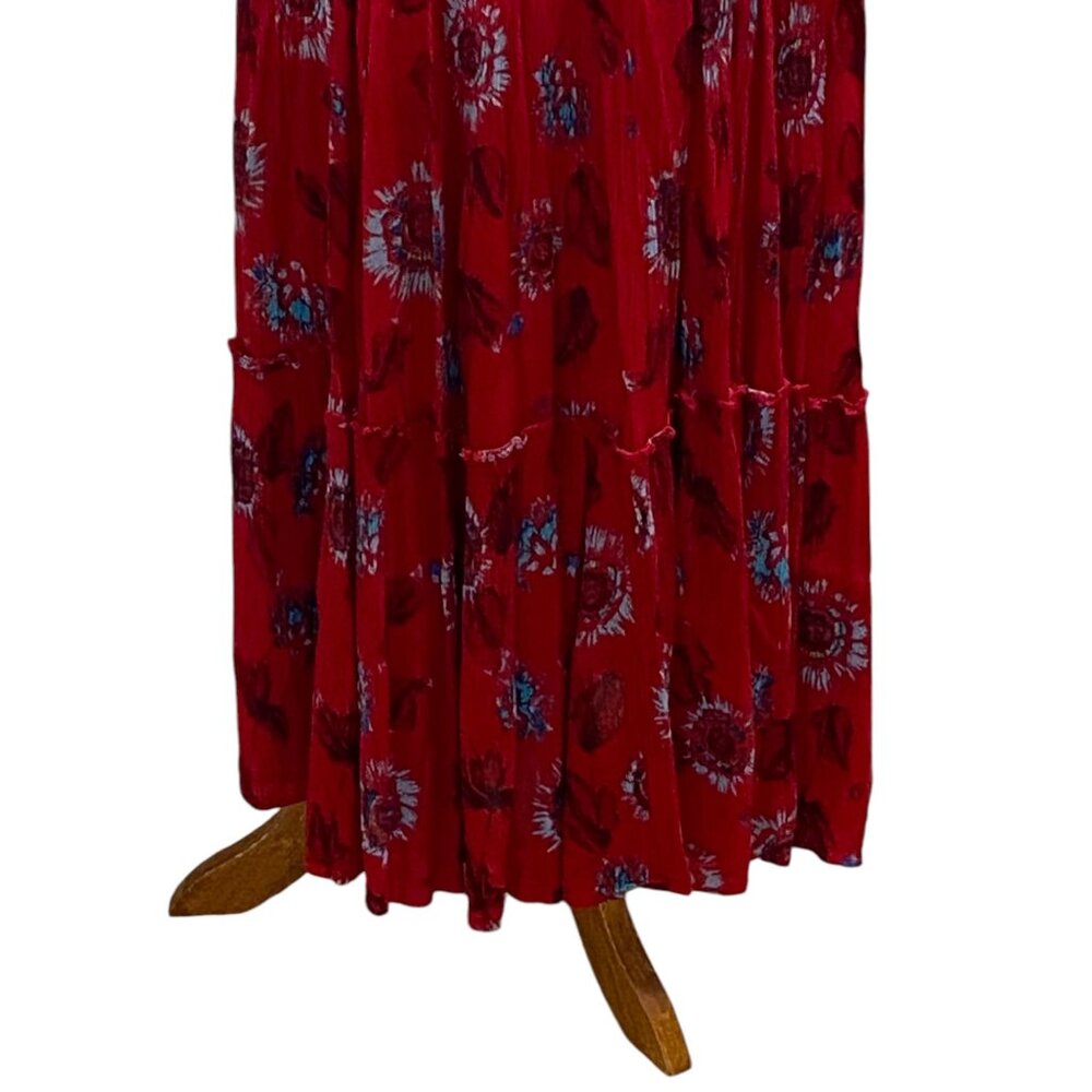 Free People Intimately Garden Party Maxi Dress Red Size XS - Picture 7 of 13